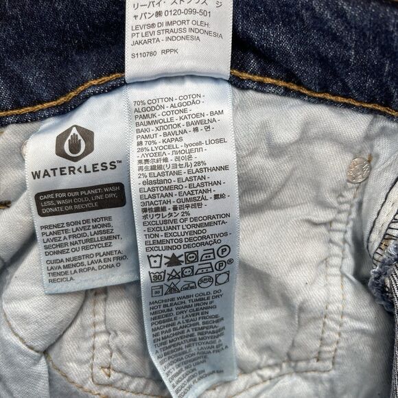 Levi's 512 Lo-Ball Jeans Men's 32x32 Blue Flex Stretch Large Tab American Denim - Picture 5 of 12